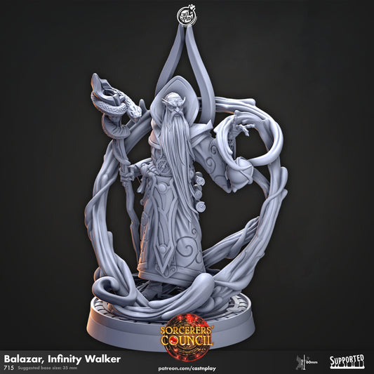 Balazaar Elder Wizard | CastnPlay | Compatible with D&D/AoS | Fantasy