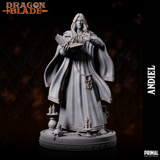 Dark Elf Wizard | Primal Collectibles | Compatible with D&D/AoS | Fantasy