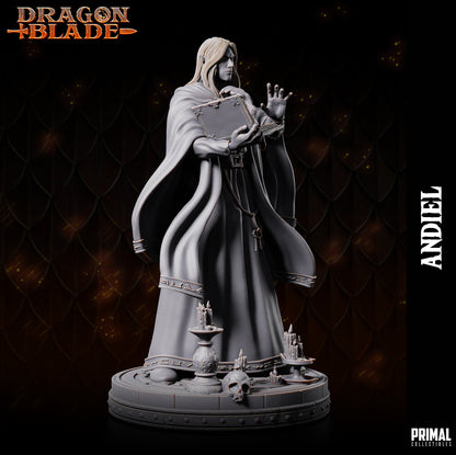 Dark Elf Wizard | Primal Collectibles | Compatible with D&D/AoS | Fantasy