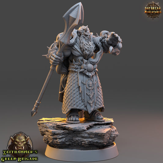 Orc Sorcerer | DayBreak Miniatures | Compatible with D&D/AOS | Fantasy | Tabletop