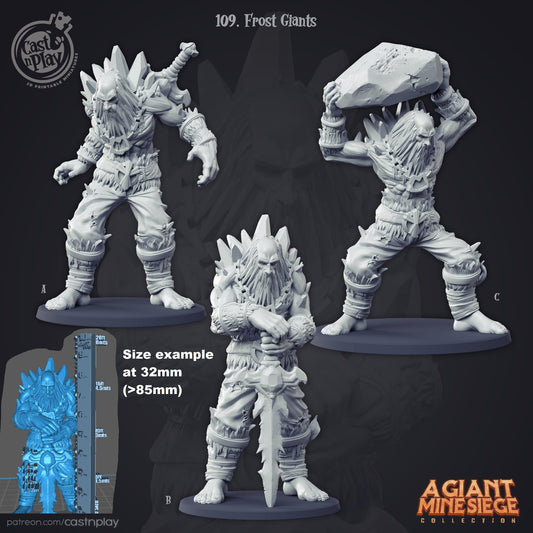 Ice Giants | CastnPlay | Compatible with D&D/AoS | Fantasy