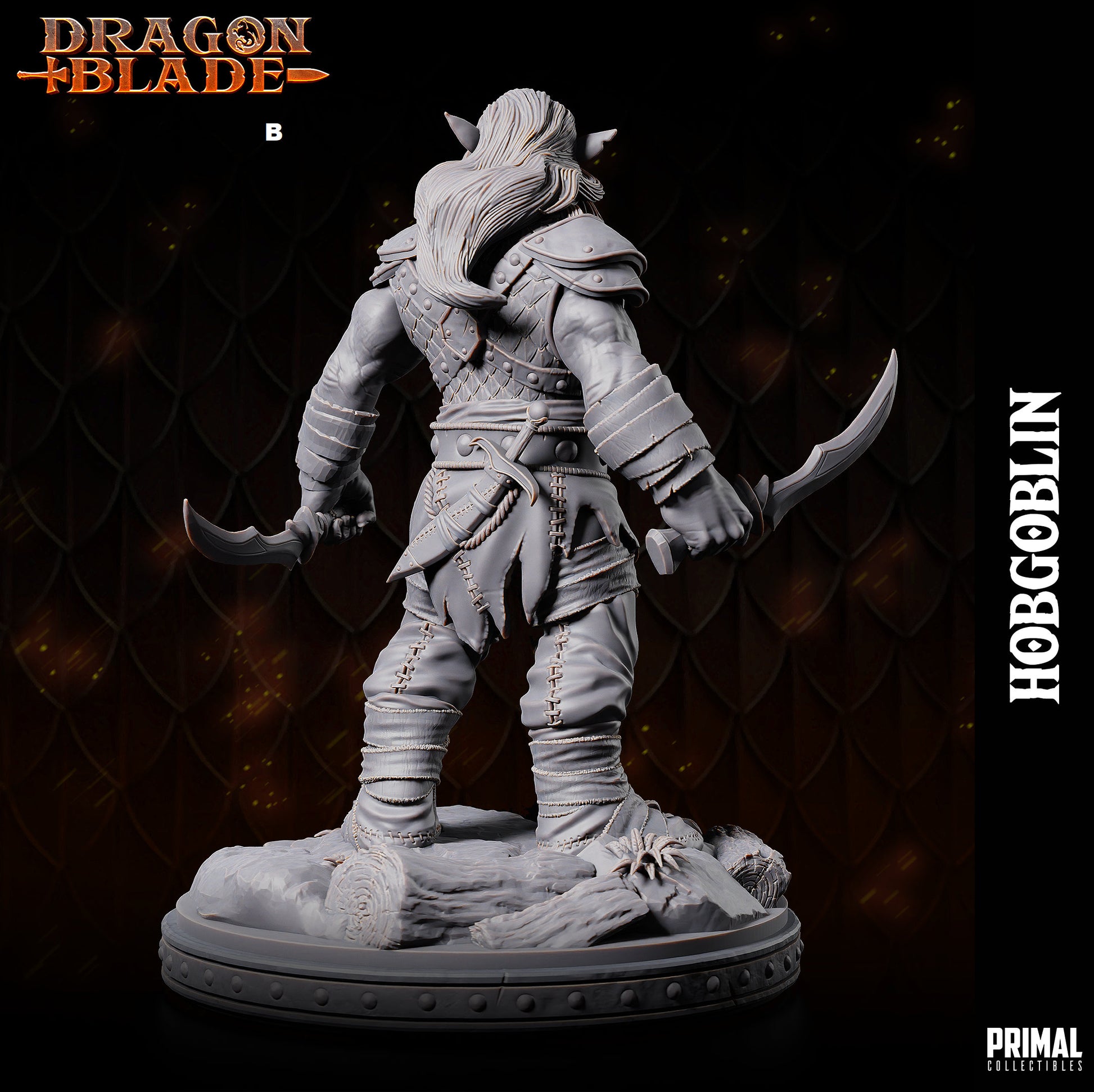 HobGoblin Warrior | Primal Collectibles | Compatible with D&D/AoS | Fantasy