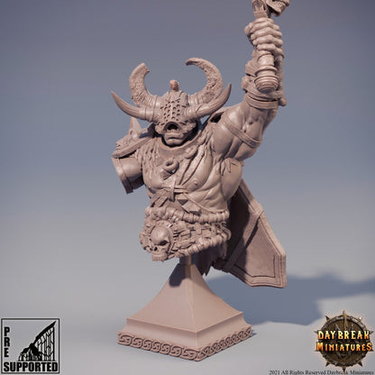 Marauder Proponezius Bust | DayBreak Miniatures | Compatible with D&D/AOS | Fantasy | Tabletop