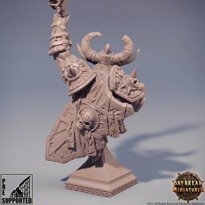 Marauder Proponezius Bust | DayBreak Miniatures | Compatible with D&D/AOS | Fantasy | Tabletop