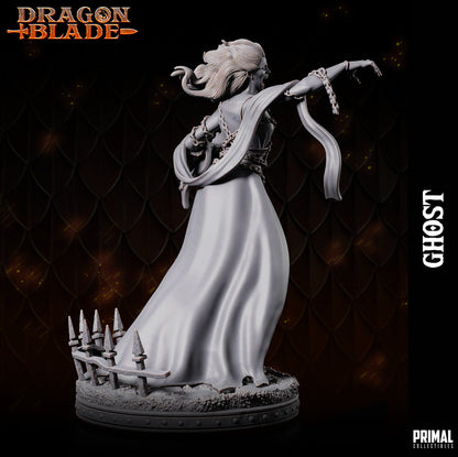 Female Ghost | Primal Collectibles | Compatible with D&D/AoS | Fantasy