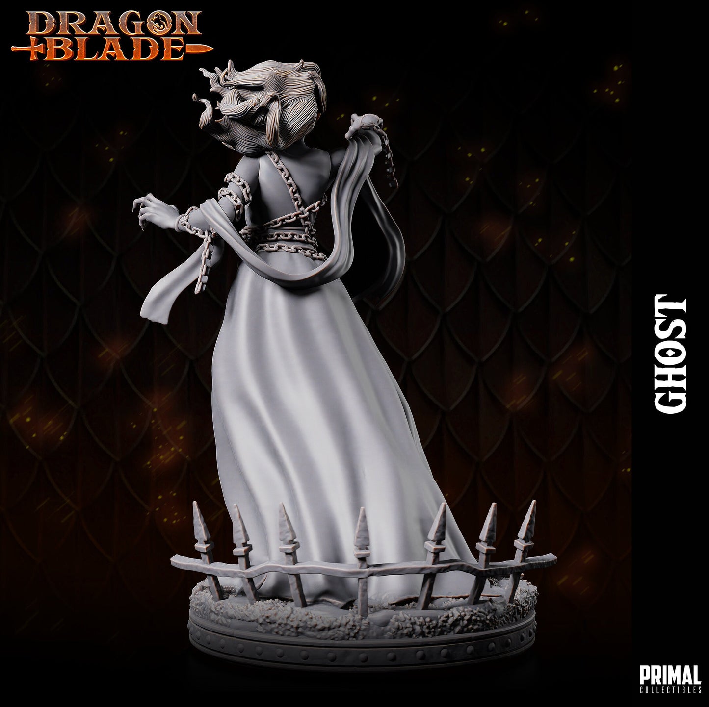 Female Ghost | Primal Collectibles | Compatible with D&D/AoS | Fantasy