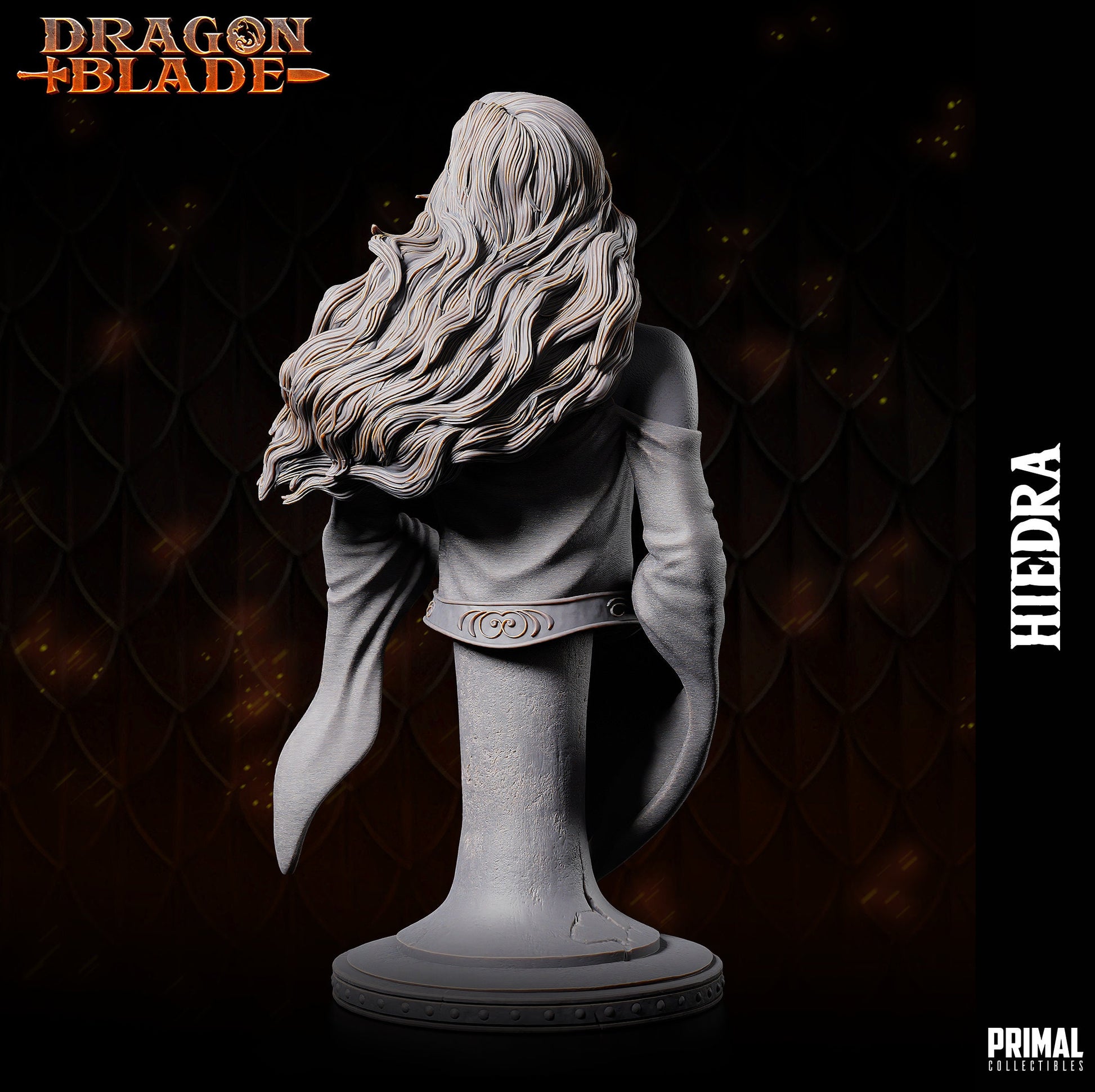 Mystic Hiedra Bust | Primal Collectibles | Compatible with D&D/AoS | Fantasy