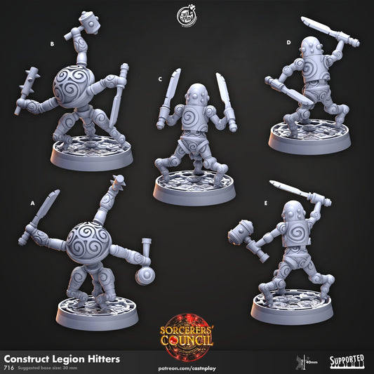 Construct Hitters | CastnPlay | Compatible with D&D/AoS | Fantasy | Tabletop RPG