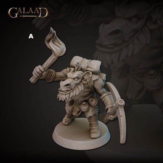 Kobold Warriors | Galaad Miniatures | Compatible with D&D/AoS | Fantasy | Tabletop RPG
