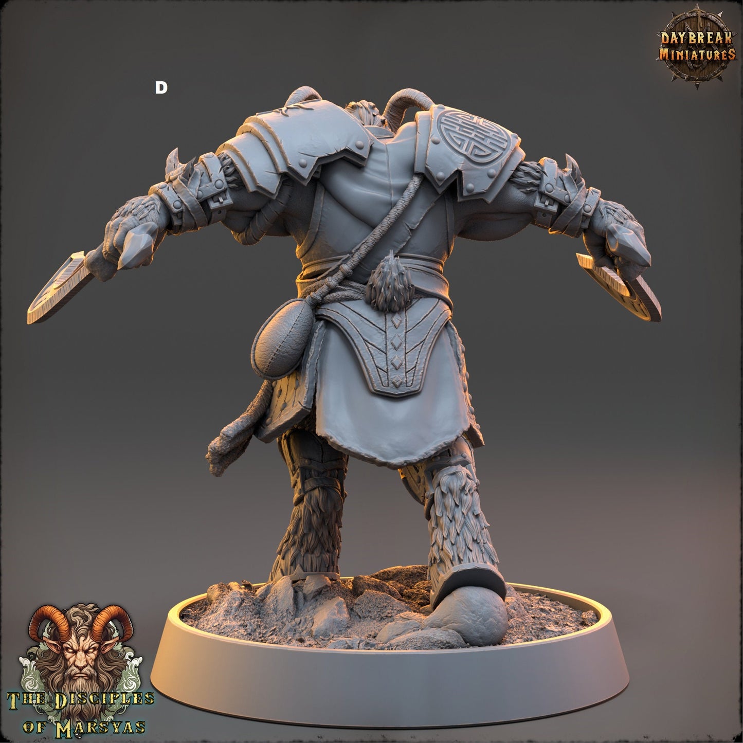 Marsyas Satyrs Warriors | DayBreak Miniatures | Compatible with D&D/AOS | Fantasy | Tabletop