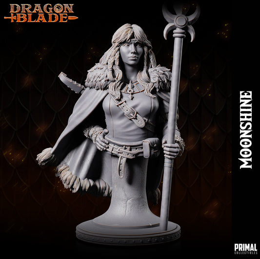 Cleric Moonshine Bust | Primal Collectibles | Compatible with D&D/AoS | Fantasy