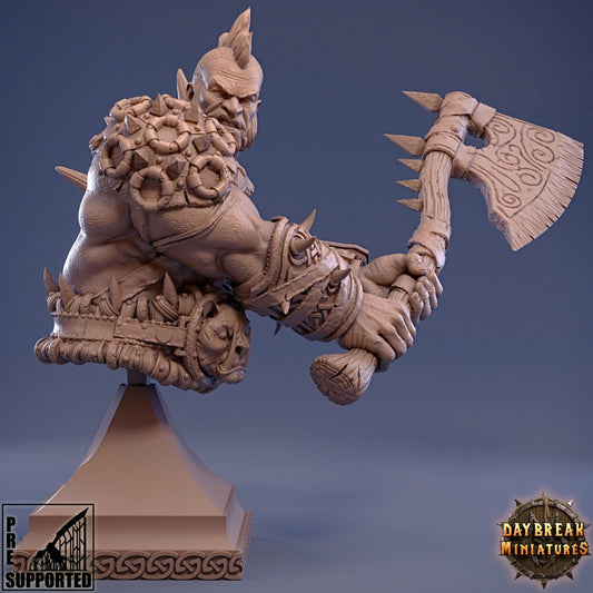 Marauder Digger Bust | DayBreak Miniatures | Compatible with D&D/AOS | Fantasy | Tabletop