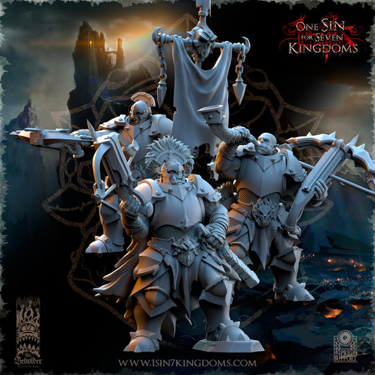 Black Orc Crossbows Command | The Beholder Miniatures | Compatible with D&D/AoS | Fantasy | Tabletop RPG