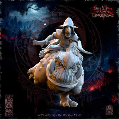 Black Horde Goblin on Cave Horror | The Beholder Miniatures | Compatible with D&D/AoS | Fantasy | Tabletop RPG