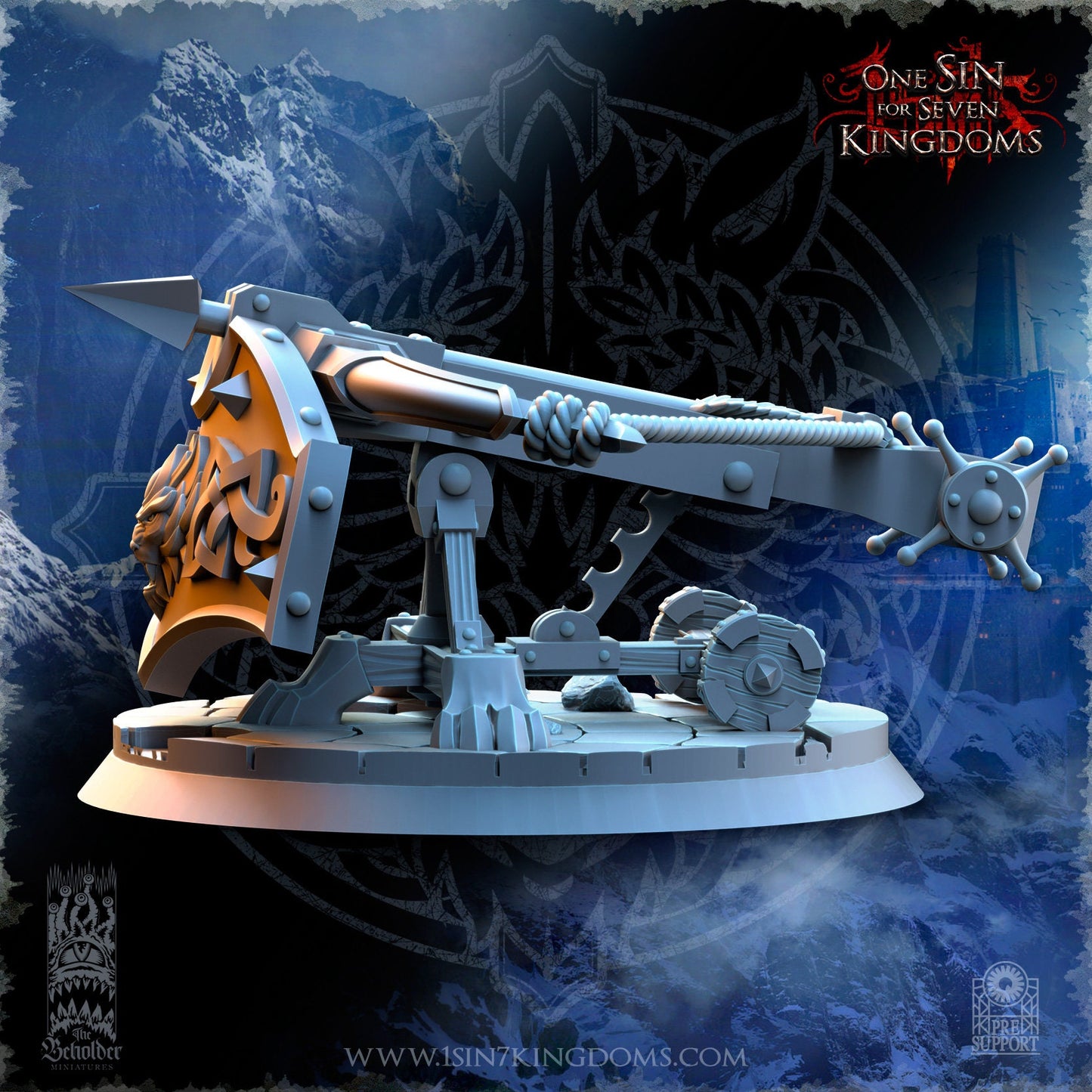 StormWolves Bolt Launcher | The Beholder Miniatures | Compatible with D&D/AoS | Fantasy | Tabletop RPG
