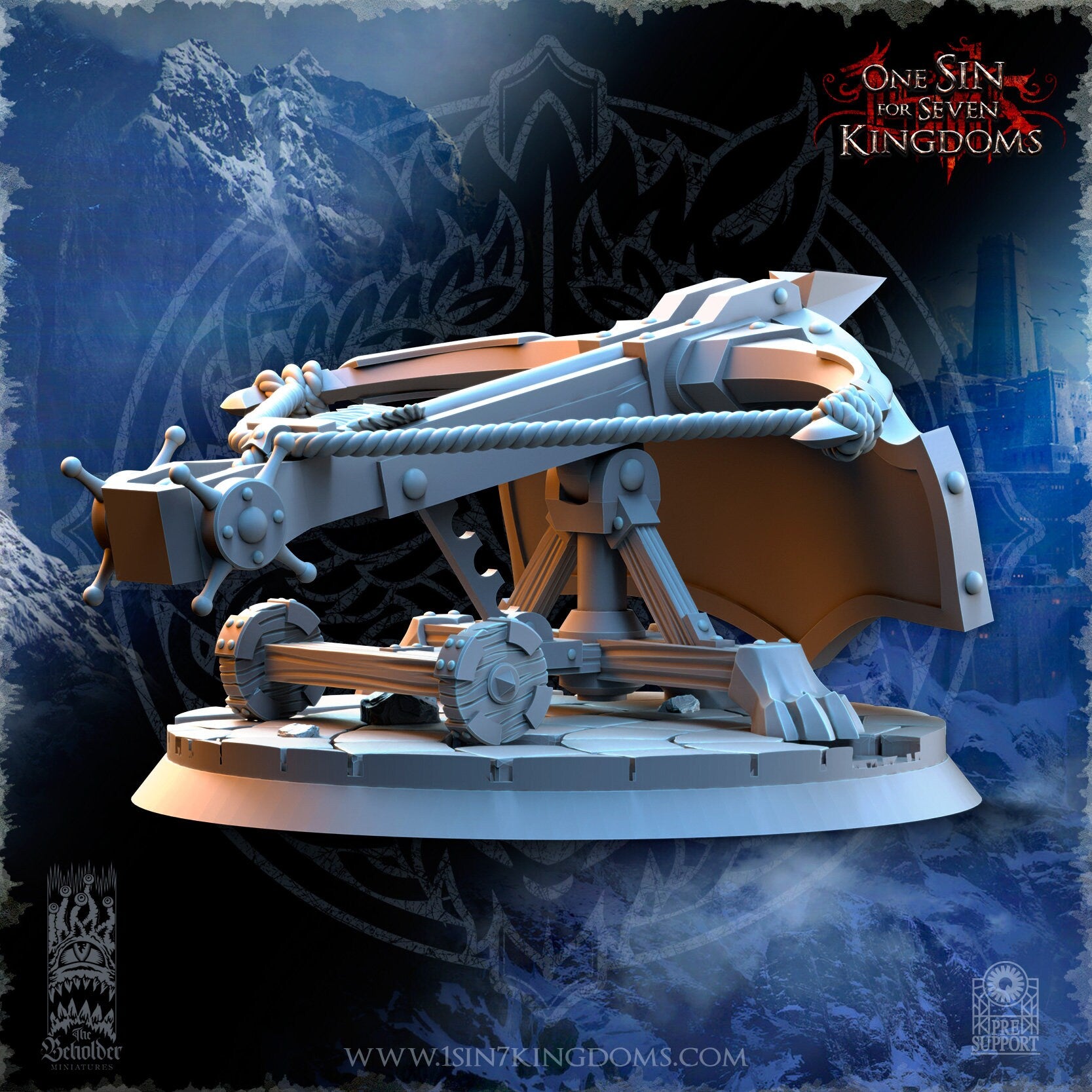 StormWolves Bolt Launcher | The Beholder Miniatures | Compatible with D&D/AoS | Fantasy | Tabletop RPG