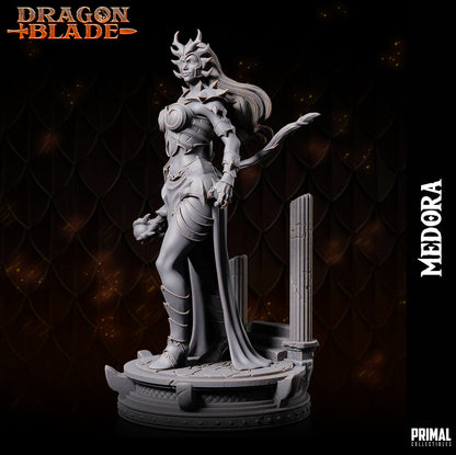 Dark Sorceress Medora | Primal Collectibles | Compatible with D&D/AoS | Fantasy
