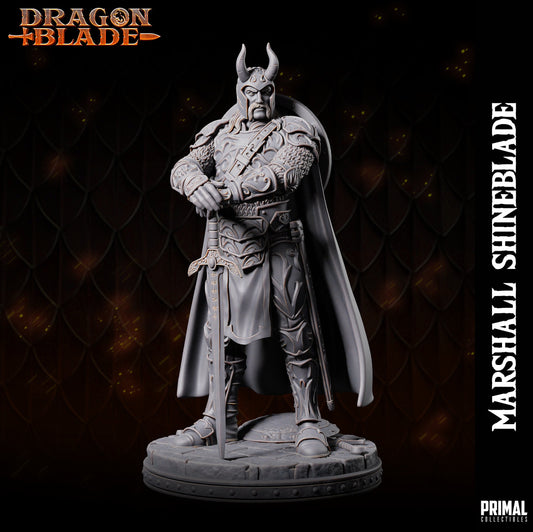 Marshall ShineBlade Knight | Primal Collectibles | Compatible with D&D/AoS | Fantasy