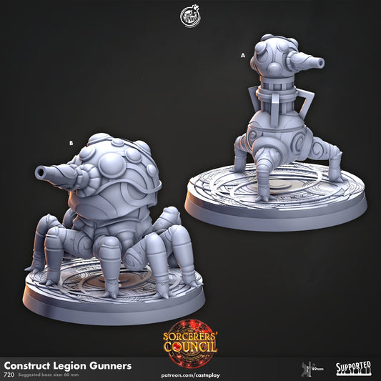 Construct Gunners | CastnPlay | Compatible with D&D/AoS | Fantasy | Tabletop RPG