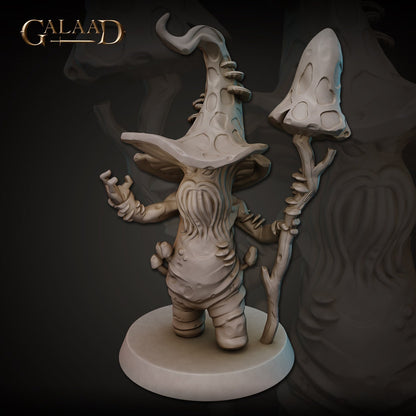 Myconid Wizard | Galaad Miniatures | Compatible with D&D/AoS | Fantasy | Tabletop RPG