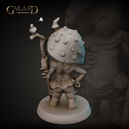 Myconid Druid | Galaad Miniatures | Compatible with D&D/AoS | Fantasy | Tabletop RPG