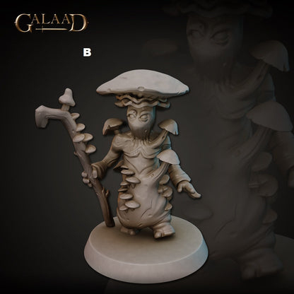Myconid Druid | Galaad Miniatures | Compatible with D&D/AoS | Fantasy | Tabletop RPG