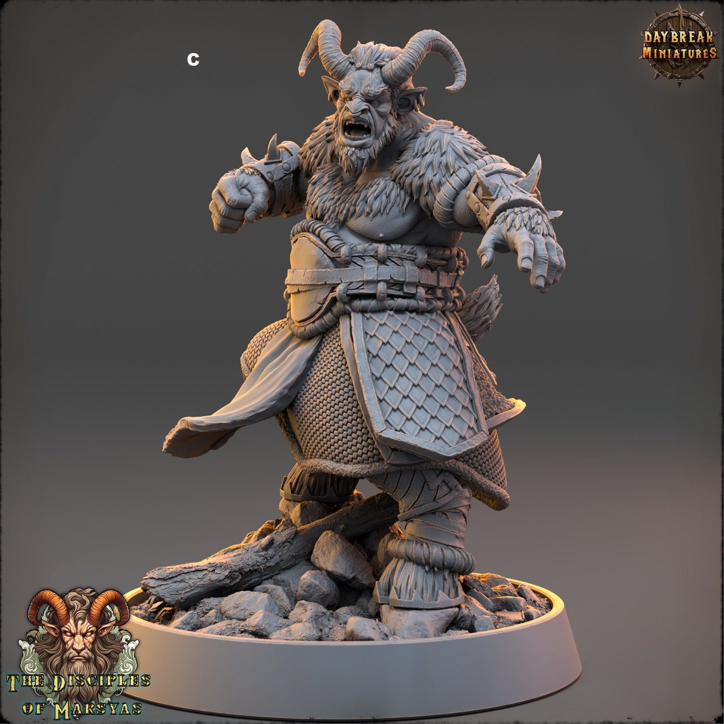 Marsyas Satyrs Warriors | DayBreak Miniatures | Compatible with D&D/AOS | Fantasy | Tabletop