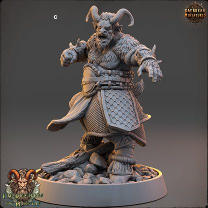 Marsyas Satyrs Warriors | DayBreak Miniatures | Compatible with D&D/AOS | Fantasy | Tabletop