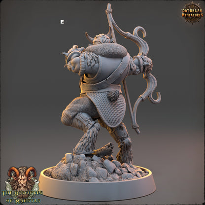 Marsyas Satyrs Warriors | DayBreak Miniatures | Compatible with D&D/AOS | Fantasy | Tabletop
