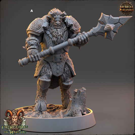 Marsyas Satyrs Brutes | DayBreak Miniatures | Compatible with D&D/AOS | Fantasy | Tabletop