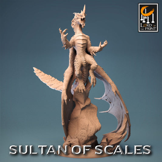 Blue Dragon | Rescale Miniatures | Compatible with D&D/AoS | Fantasy | Tabletop RPG
