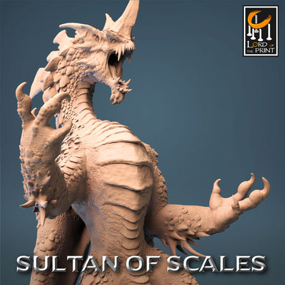 Blue Dragon | Rescale Miniatures | Compatible with D&D/AoS | Fantasy | Tabletop RPG