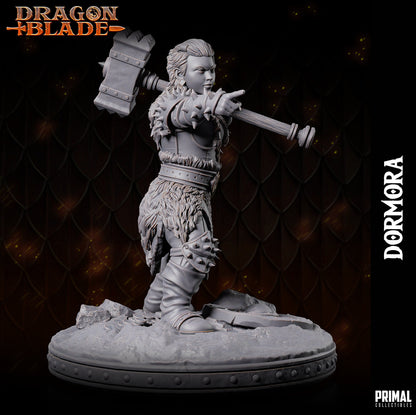 Female Chaos Dwarf Dormora | Primal Collectibles | Compatible with D&D/AoS | Fantasy