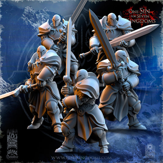 StormWolves Sunderers Great Sword | The Beholder Miniatures | Compatible with D&D/AoS | Fantasy | Tabletop RPG