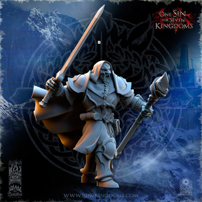 StormWolves Howlers Sword and Staff | The Beholder Miniatures | Compatible with D&D/AoS | Fantasy | Tabletop RPG