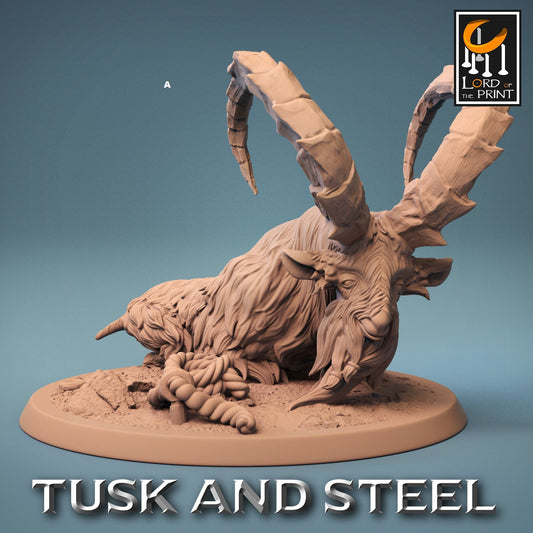 Wild Goat | Rescale Miniatures | Compatible with D&D/AoS | Fantasy | Tabletop RPG