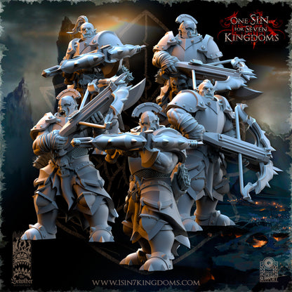 Black Orc Crossbows | The Beholder Miniatures | Compatible with D&D/AoS | Fantasy | Tabletop RPG