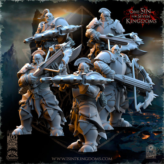 Black Orc Crossbows | The Beholder Miniatures | Compatible with D&D/AoS | Fantasy | Tabletop RPG