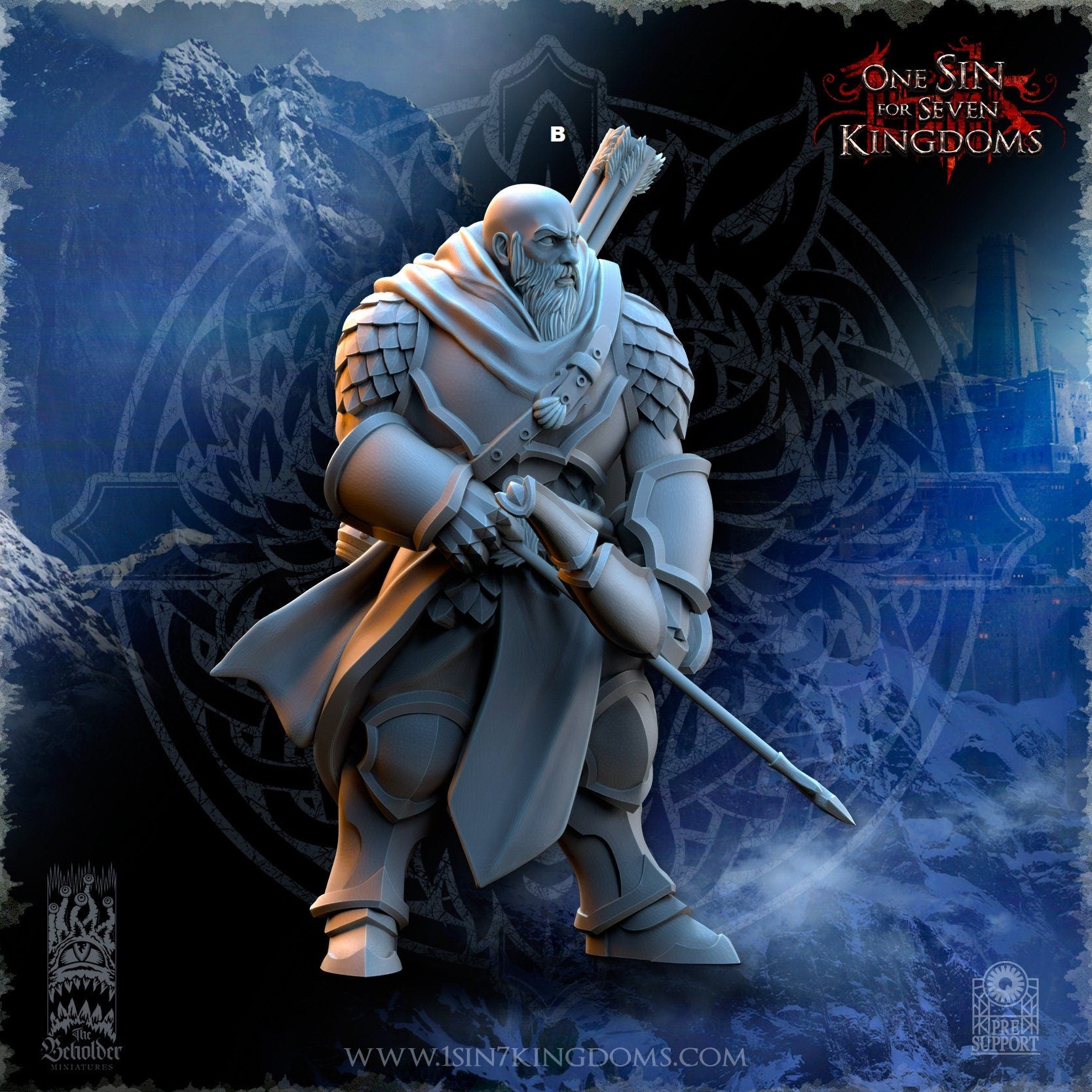 StormWolves Hunters | The Beholder Miniatures | Compatible with D&D/AoS | Fantasy | Tabletop RPG