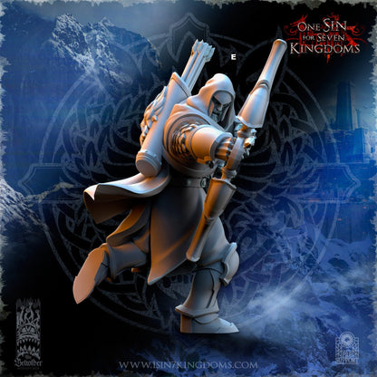 StormWolves Hunters Helmets | The Beholder Miniatures | Compatible with D&D/AoS | Fantasy | Tabletop RPG