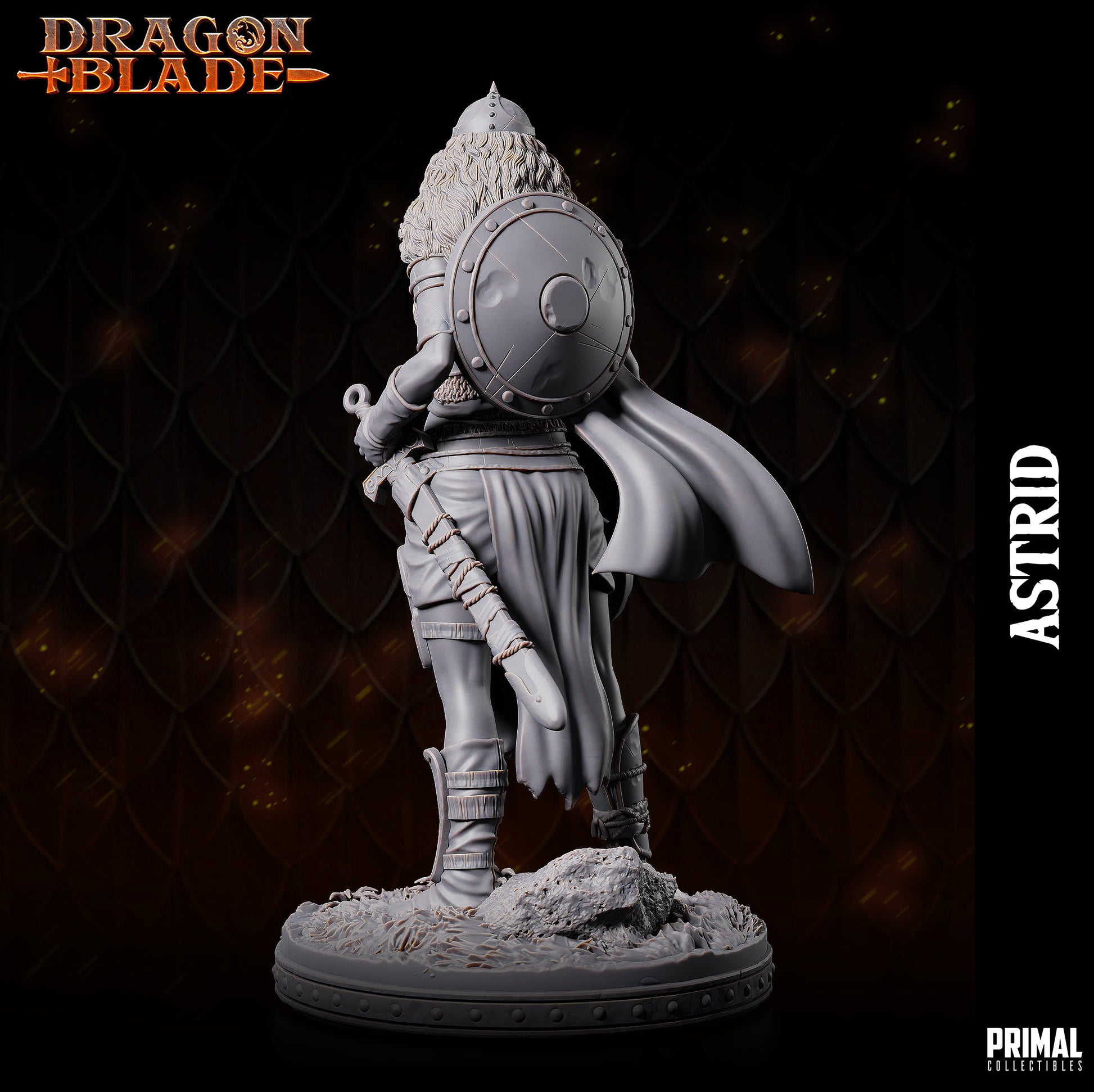 Female Rogue Astrid | Primal Collectibles | Compatible with D&D/AoS | Fantasy