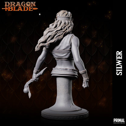 Female Elf Silwer Bust | Primal Collectibles | Compatible with D&D/AoS | Fantasy