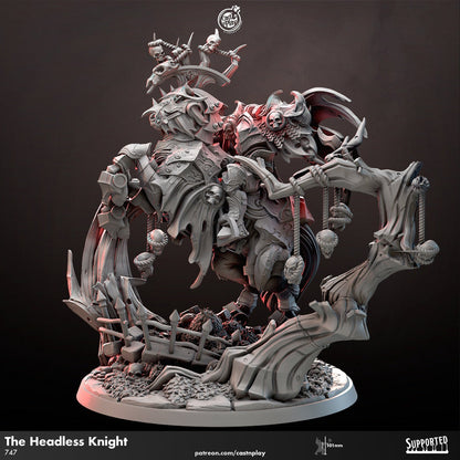 Headless Knight | Mounted Lord | CastnPlay (Riders of Doom) | Compatible with D&D/AoS | Fantasy