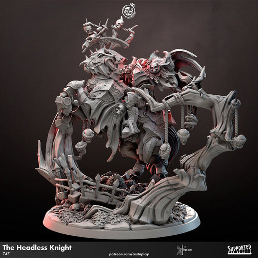 Headless Knight | Mounted Lord | CastnPlay (Riders of Doom) | Compatible with D&D/AoS | Fantasy
