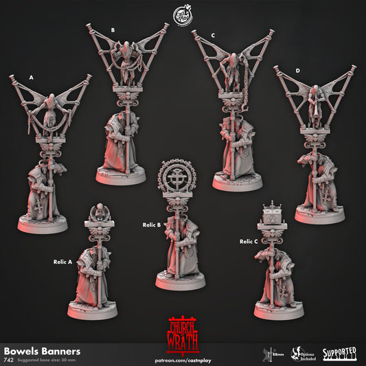 Bowel Banner Demon | CastnPlay | Compatible with D&D/AoS | Fantasy | Tabletop RPG