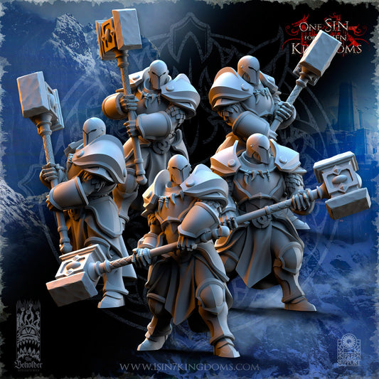 StormWolves Sunderers Great Hammer | The Beholder Miniatures | Compatible with D&D/AoS | Fantasy | Tabletop RPG