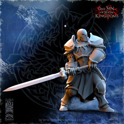 StormWolves Sunderers Great Sword | The Beholder Miniatures | Compatible with D&D/AoS | Fantasy | Tabletop RPG