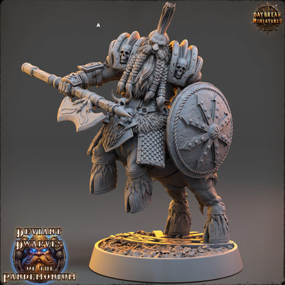 Deviant Dwarf Centaur | DayBreak Miniatures | Compatible with D&D/AOS | Fantasy | Tabletop