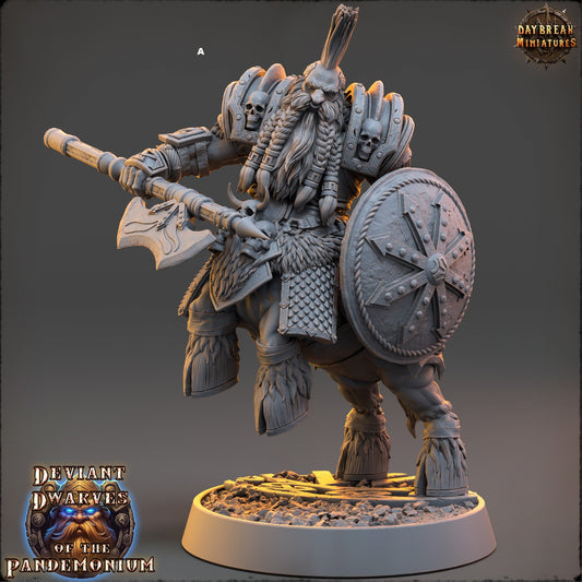 Deviant Dwarf Centaur | DayBreak Miniatures | Compatible with D&D/AOS | Fantasy | Tabletop