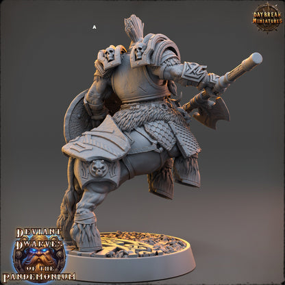 Deviant Dwarf Centaur | DayBreak Miniatures | Compatible with D&D/AOS | Fantasy | Tabletop